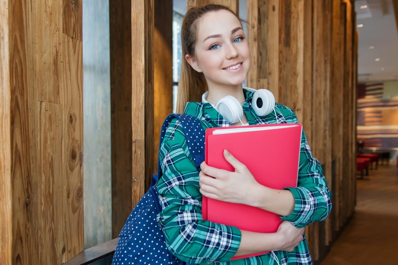 a person holding a box